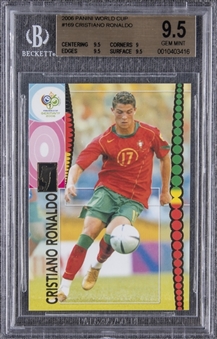 2006 Panini World Cup #169 Cristiano Ronaldo - BGS GEM MINT 9.5